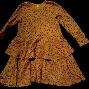 Tea Collection floral layered dress size 7